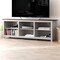 Wood Farmhouse TV Stand for Up to 70" TVs with Storage Shelves